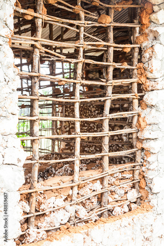 Photo: Building house in Africa Building house in Africa