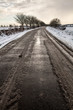 remote winter road