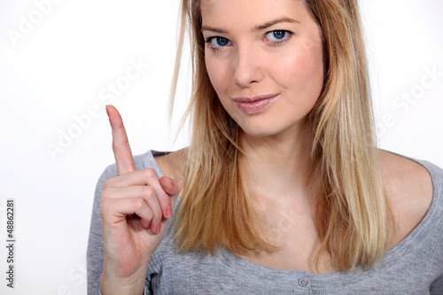 Photo: Woman scolding Woman scolding