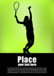Vector: Flyer Tennis Flyer Tennis