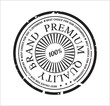 Vector premium quality brand stamp