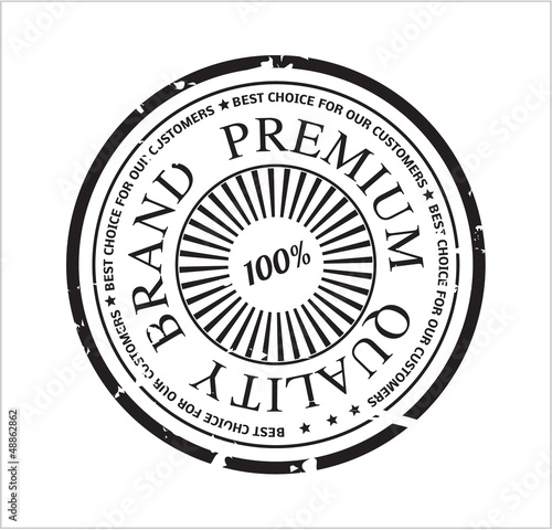 Vector: Vector premium quality brand stamp Vector premium quality brand stamp