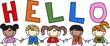 mixed ethnic children