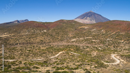 Photo: Arid landscape in Tenerife Arid landscape in Tenerife