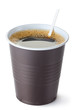Plastic vending coffee cup