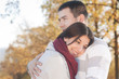 Couple in the park.