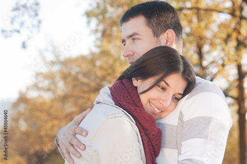 Photo: Couple in the park. Couple in the park.