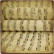 Old musical score