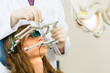 Patient with Dentist - dental treatment