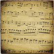 Old musical score