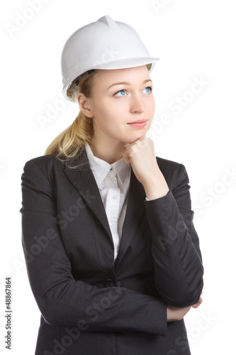 Photo: Engineer Woman Thinks Engineer Woman Thinks