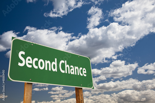 Photo: Second Chance Green Road Sign Second Chance Green Road Sign