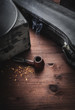 musical instruments and old objects
