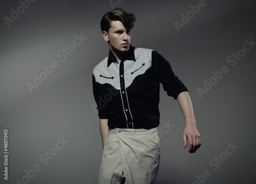 Photo: Fashionable outfit of young model Fashionable outfit of young model
