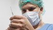 Doctor with syringe