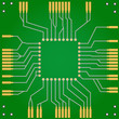 Vector: Printed circuit board for central processor unit Printed circuit board for central processor unit