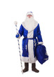 Russian father Christmas in blue costume