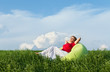 Relaxing in nature - enjoying the sun