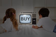 Kids watching television - mental imprinting