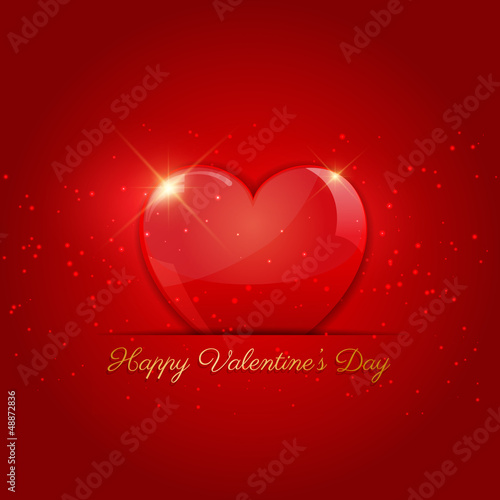 Vector: Valentines Day heart background Valentines Day heart background