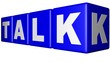 Talk blue cubes