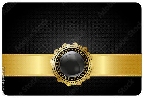 Vector: Black vip card Black vip card