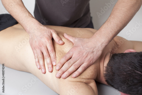 Photo: Back massage Back massage