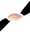Friendly handshaking vector