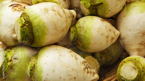 Photo: Green and white turnips Green and white turnips