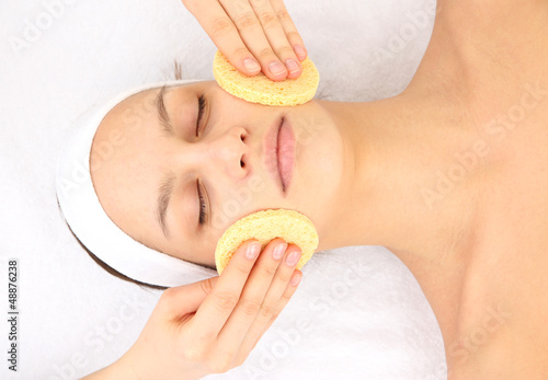 Photo: Young woman in spa salon Young woman in spa salon