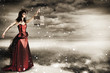 Photo: Fine Art Photo Of A Beautiful Winter Fashion Woman Fine Art Photo Of A Beautiful Winter Fashion Woman