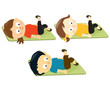 Kids working out