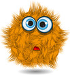 shaggy red monster