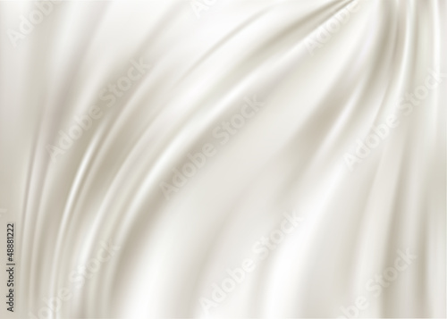 Vector: White silk background White silk background
