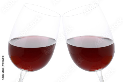 Photo: Anstoßen mit Rotwein Anstoßen mit Rotwein