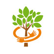 Logo Safe Organic farming, Greengrocer # Vector