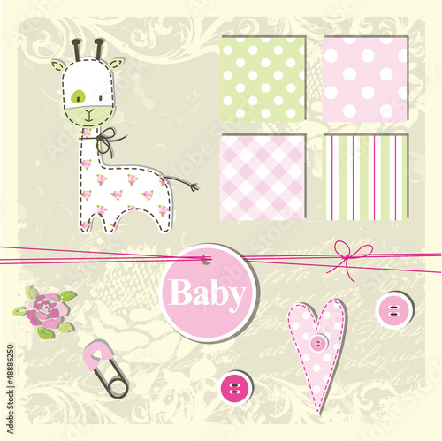 Vector: Scrapbook design elements, seamless patterns Scrapbook design elements, seamless patterns