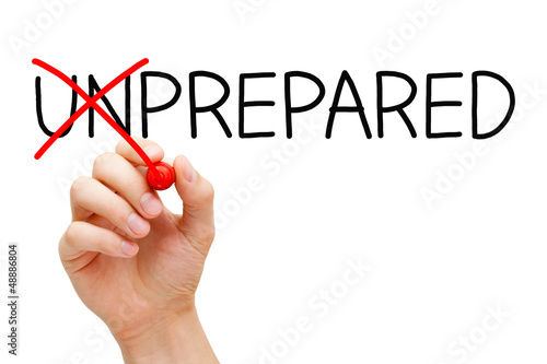 Photo: Prepared Not Unprepared Prepared Not Unprepared