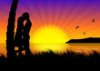 couple inlove on the beach