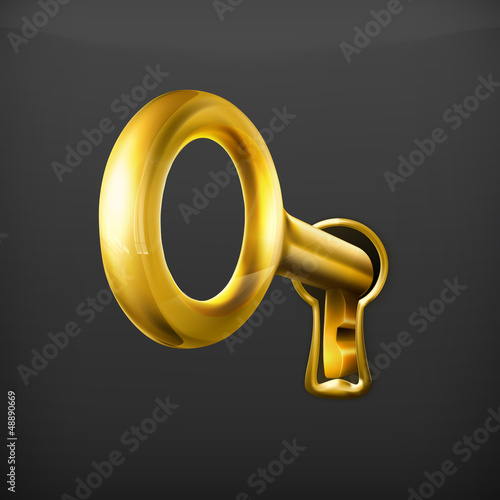 Vector: Golden key Golden key