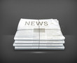 Vector: Stack of newspapers Stack of newspapers