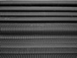 Background with plastic goffer pipes