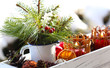Adventsschmuck, Terrassendekoration