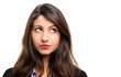 Thoughtful businesswoman