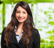 Smiling businesswoman