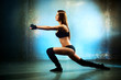 Young sexy fitness woman