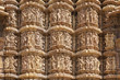 Khajuraho Temple carvings.