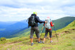 Photo: Summer hiking in the mountains. Summer hiking in the mountains.