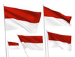 Indonesia vector flags