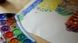 Video: Malen mit Wasserfarben Malen mit Wasserfarben